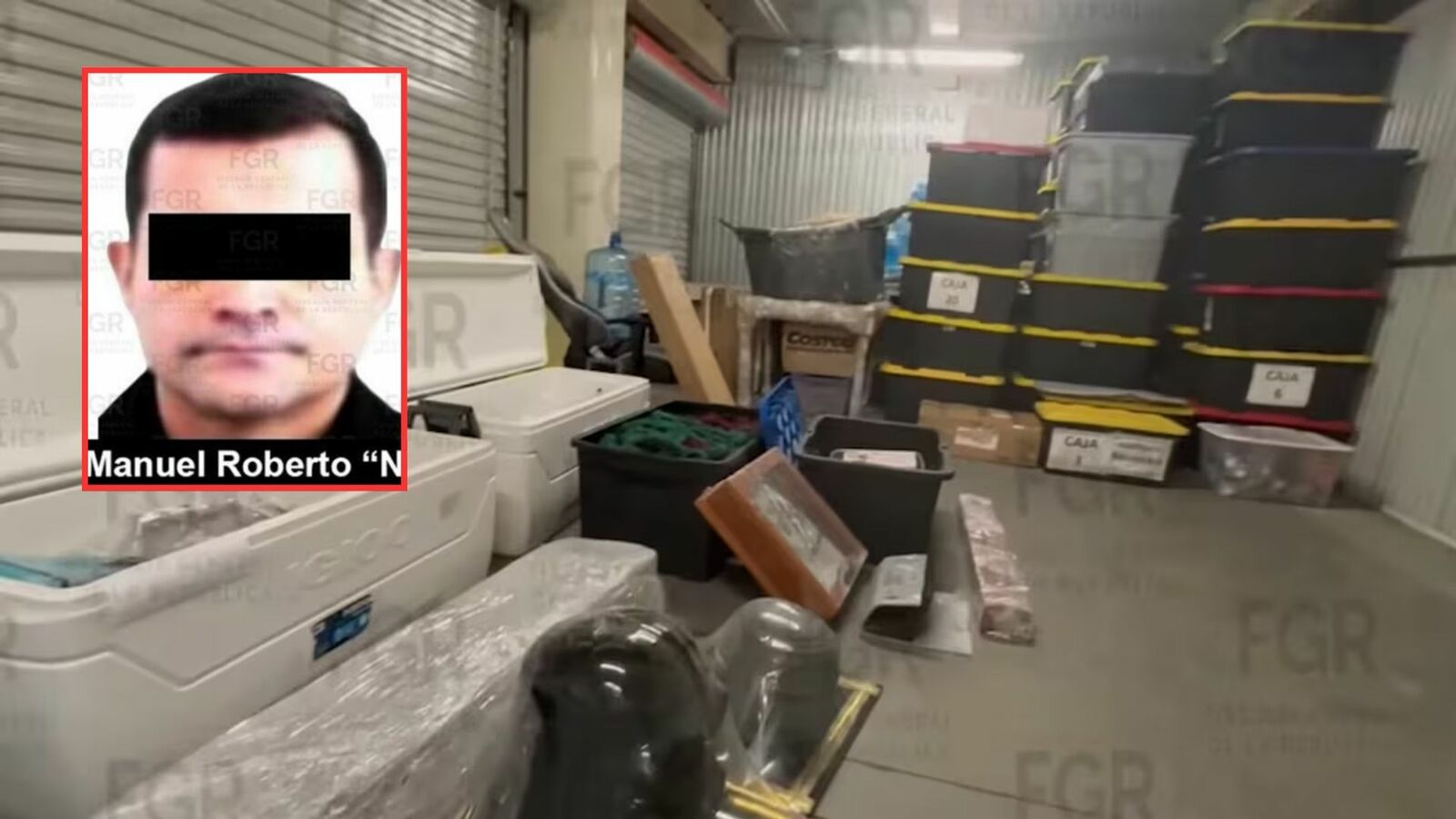 Asegura FGR armas y documentos confidenciales en bodega ligada a los hermanos Farías Laguna