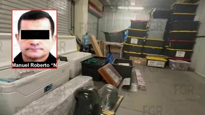 FARÍAS LAGUNA Armas y documentos reservados fueron asegurados durante un cateo realizado por la FGR en una bodega de la Ciudad de México. La Fiscalía General