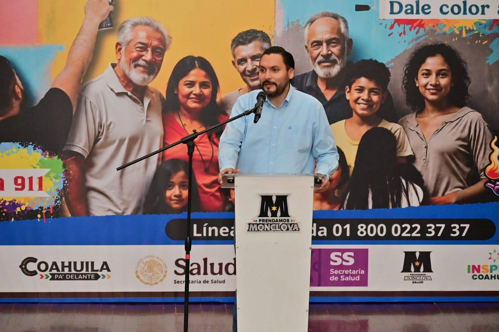 Carlos Villarreal encabeza jornada de prevención para jóvenes