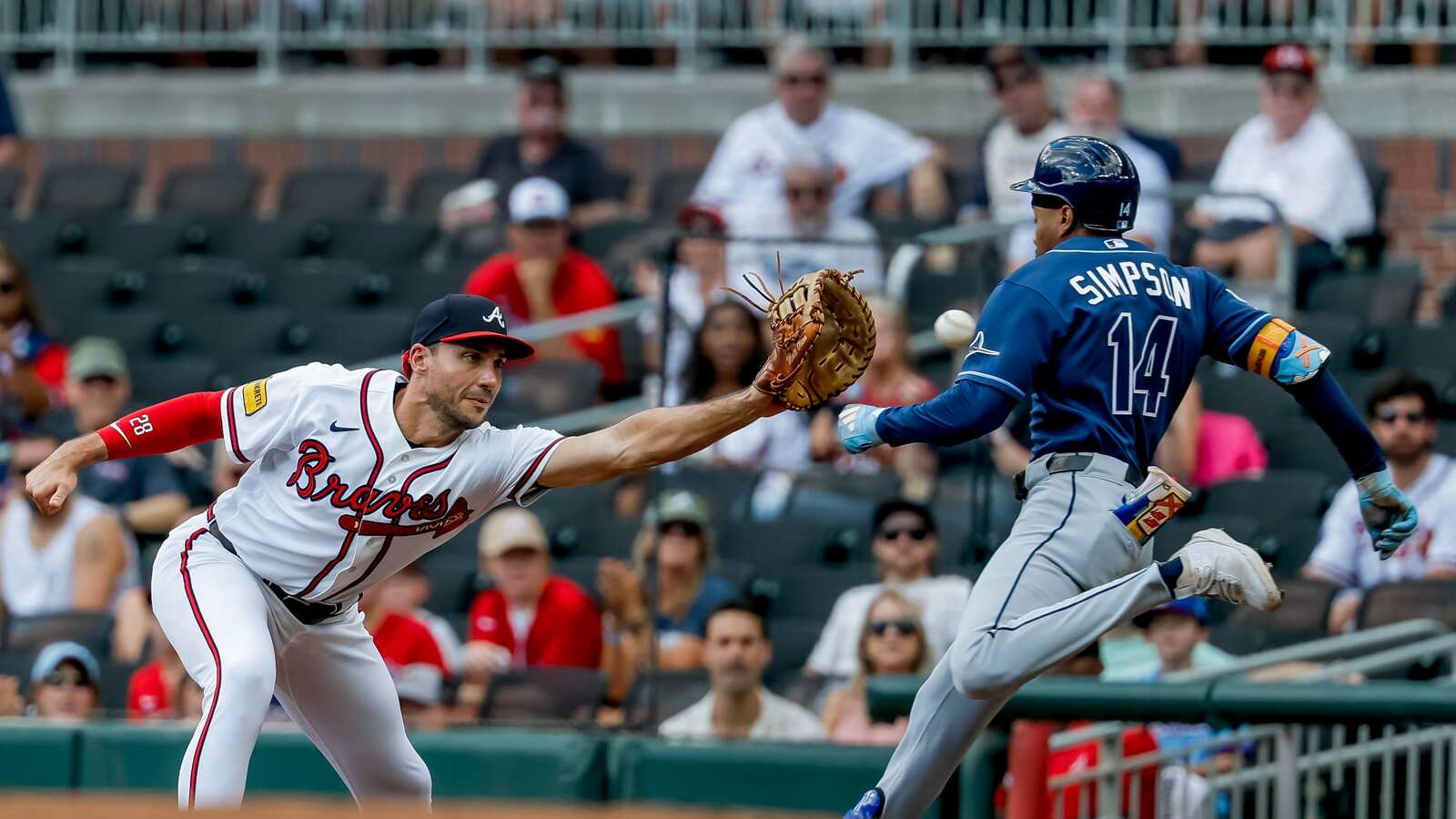 Bravos vencen 3-1 a Rays con gran apertura de Martín Pérez