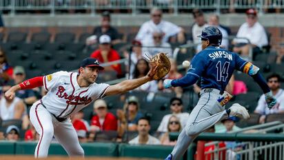 Bravos vencen 3-1 a Rays con gran apertura de Martín Pérez