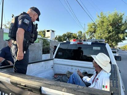 Gritaba por la calle que tenían a una mujer secuestrada y termina detenido en Monclova 