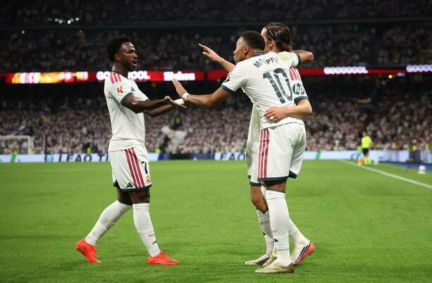 Real Madrid vence 4-1 al Rayo Vallecano con doblete de Mbappé
