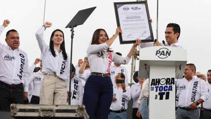 Miriam Martínez recibe constancia del PAN como coordinadora en Tlaxcala