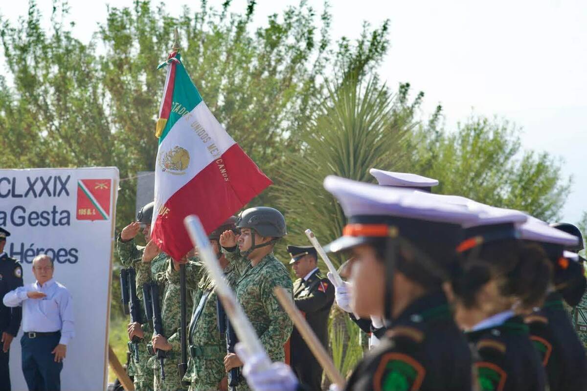 Frontera honra a los Niños Héroes y destaca valor de inculcar civismo