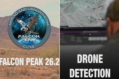 COMANDO NORTE El Comando Norte de EU realizó pruebas del sistema antidrones Falcon Peak 26.2 en Arizona, como parte de una evaluación tecnológica. El Comando Norte