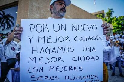 Ven que protesta en Sinaloa sea el cimiento de un cambio