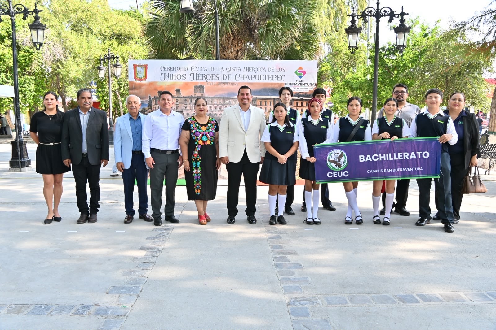 Conmemora San Buenaventura el 179 aniversario de la Gesta Heroica de los Niños Héroes