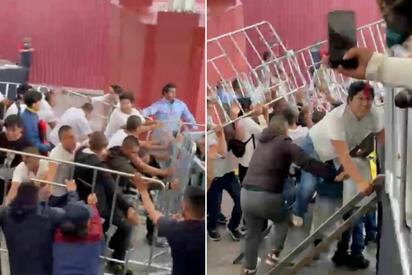 Estudiantes de El Mexe irrumpieron en un evento encabezado por Claudia Sheinbaum en Pachuca para expresar sus principales demandas.  Estudiantes de la Escuela