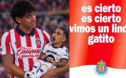 Chivas festeja el liderato y se burla de Pumas con memes