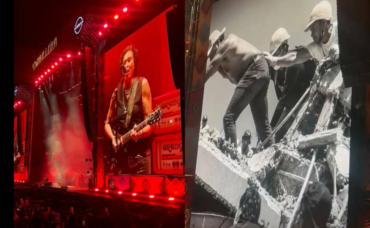 Caifanes recuerda a las víctimas del sismo de Colombia