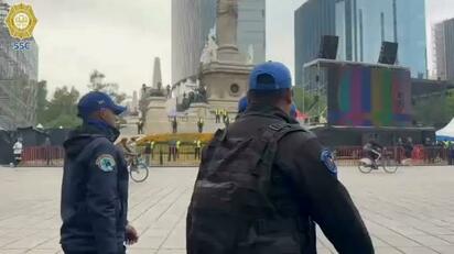 SSC implementa operativo para resguardar Zócalo capitalino