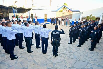 Supervisan a policías previo a festejos patrios en Monclova