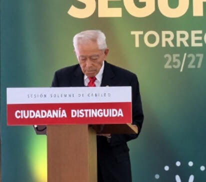 Torreón reconoce a sus ciudadanos distinguidos en su 119 aniversario