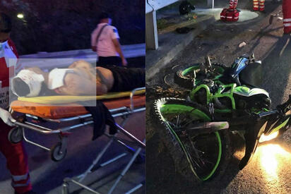 Motociclista queda grave tras accidente en Las Torres de Monclova