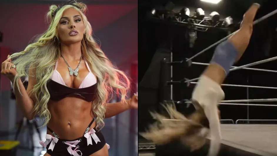 Tiffany Stratton sufre fuerte caída en entrenamiento del WWE Performance Center