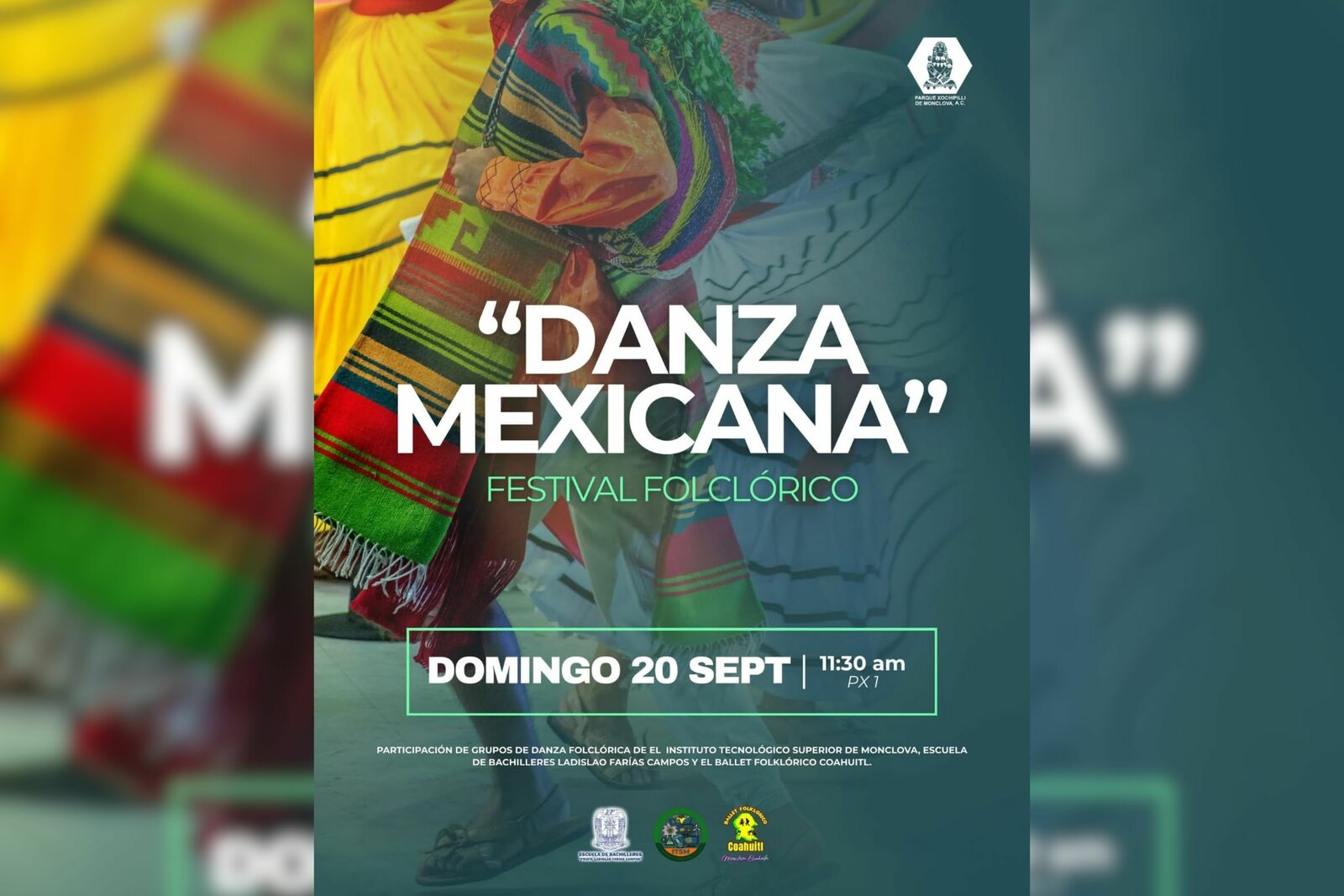 Llevarán danza mexicana al Parque Xochipilli Uno