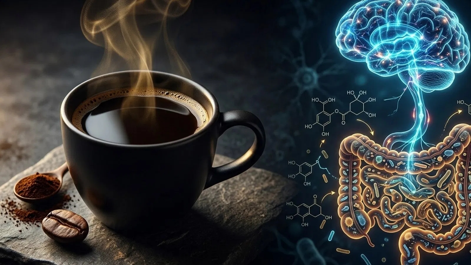 El café podría modificar la microbiota intestinal y favorecer el eje intestino-cerebro