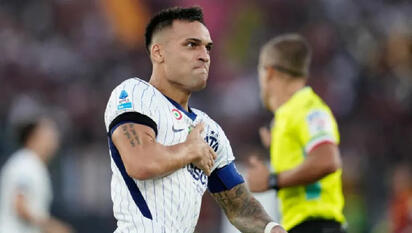 Lautaro Martínez rescata un empate 2-2 para el Inter ante la Roma