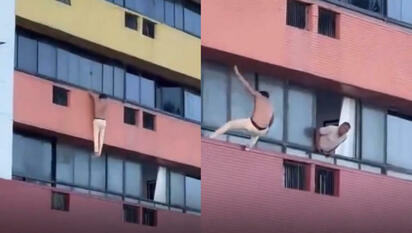 Intentó huir por la ventana de un hotel tras ser descubierto y ocurrió lo peor