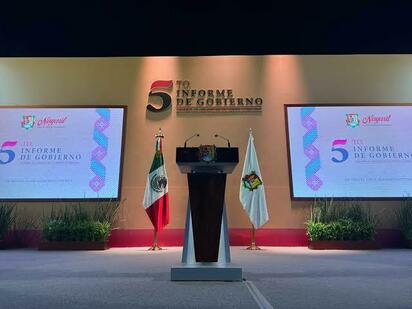 Gobernador de Nayarit presenta su quinto informe de gobierno