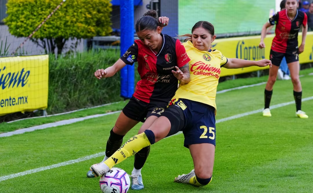 América femenil deja ir la victoria ante Atlas