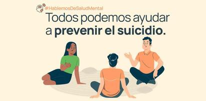 Estrategia Nacional de Salud Mental busca prevenir el comportamiento suicida