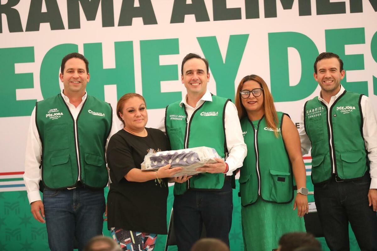 Arranca Manolo Jiménez programa de leche, huevo y despensón