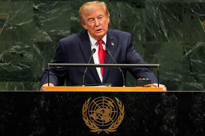 Donald Trump habló sobre México durante su discurso ante la ONU y destacó la relación con Claudia Sheinbaum, aunque lanzó críticas contra los cárteles.