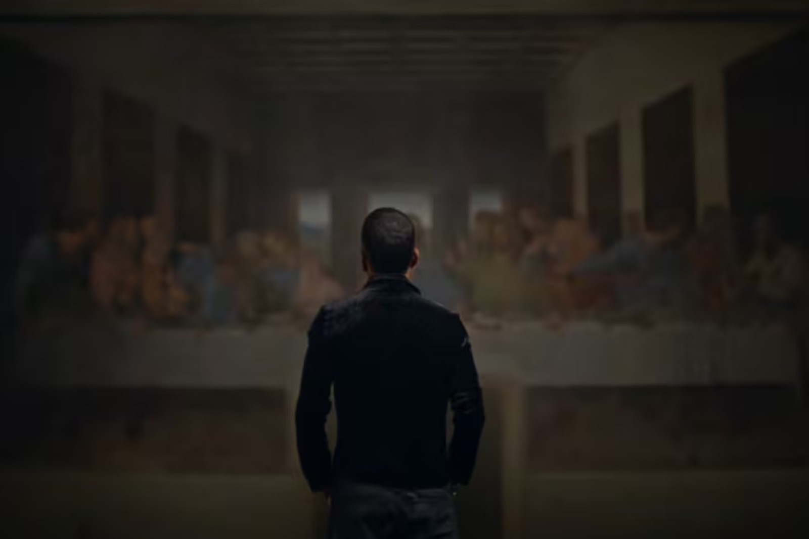 Rapero italiano graba videoclip junto a La Última Cena de Da Vinci