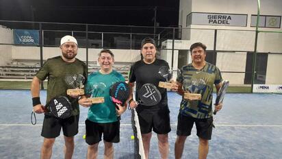 Daniel Díaz y Reynold Martínez conquistan torneo Raza Pádel