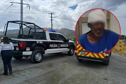 Corre para ganarle al tren y acaba herido en Monclova