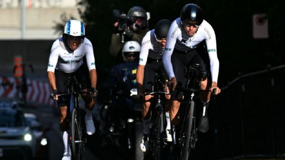 México debuta en la contrarreloj por relevos mixtos del Mundial de Ciclismo