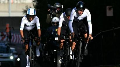 México debuta en la contrarreloj por relevos mixtos del Mundial de Ciclismo