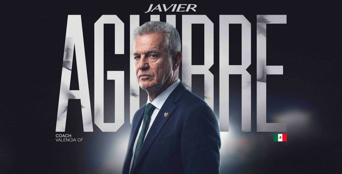 Javier Aguirre es oficializado como nuevo entrenador del Valencia