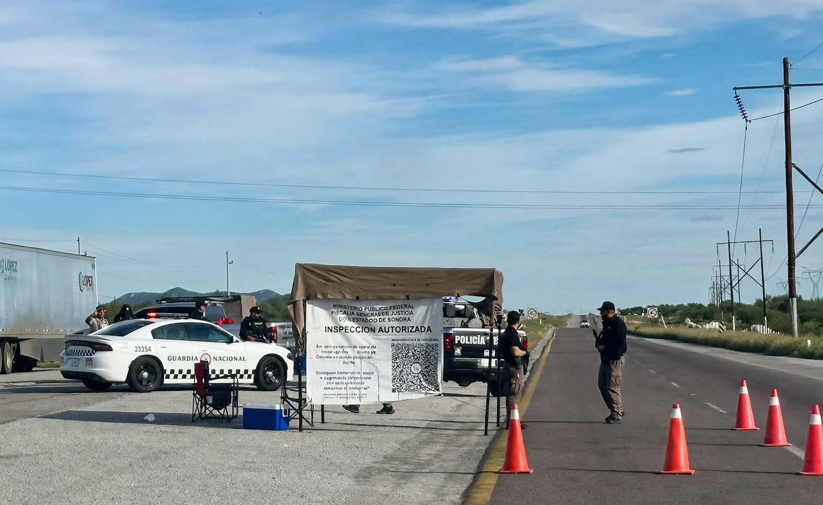 Refuerzan operativos en Sonora para detectar falsos retenes en carreteras