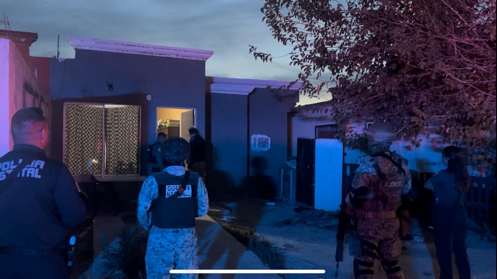 Acuña: Elementos de la Policía Estatal de Coahuila encabezaron los patrullajes preventivos.