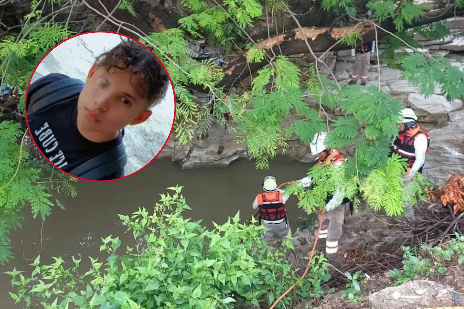 Tras más de 3 días de búsqueda, localizan cuerpo de joven arrastrado por la corriente en Chiapas
