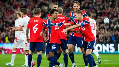 Noruega vence 3-2 a Dinamarca tras 28 años de sequía