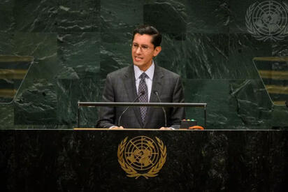 Roberto Velasco destacó ante la ONU la cooperación de México, la defensa de su soberanía y la participación de mujeres en asuntos internacionales.
