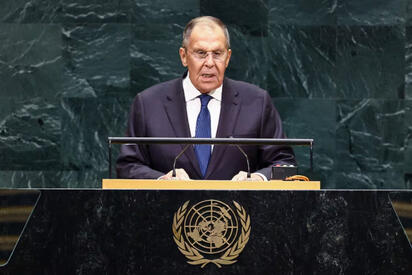 RUSIA Serguéi Lavrov afirmó ante la ONU que Rusia cumplirá sus objetivos en Ucrania y ofreció contribuir a estabilizar la situación en Ormuz. El canciller ruso,