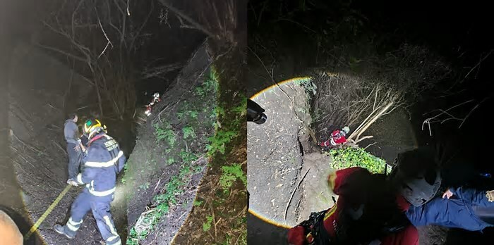 Auxilian a adolescentes a 20 metros de profundidad en Chapultepec