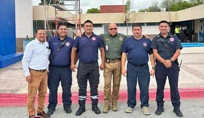 Bomberos y Protección Civil fortalecen preparación ante situaciones de alto riesgo