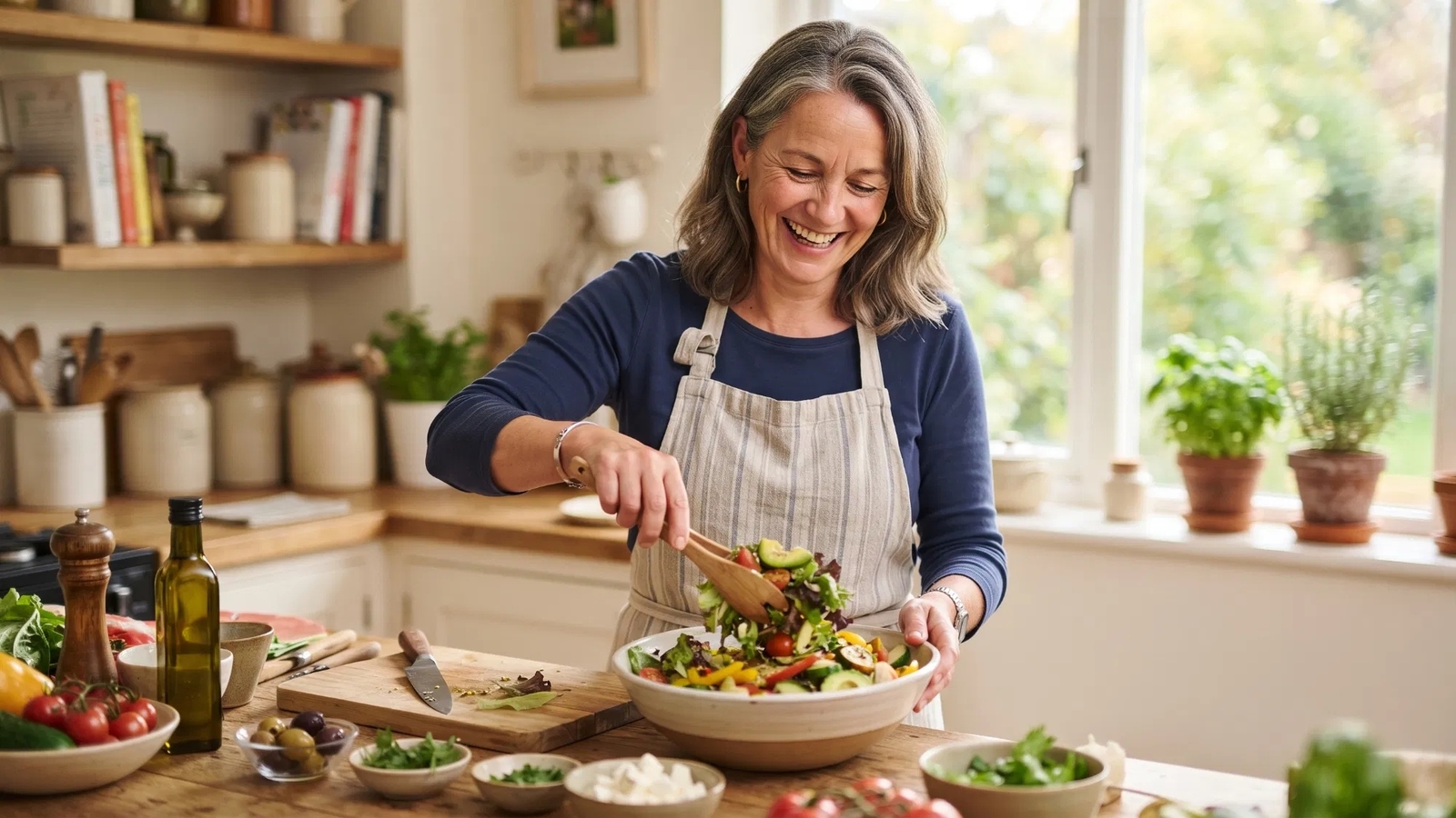 La alimentación en la mediana edad podría influir en un envejecimiento más saludable