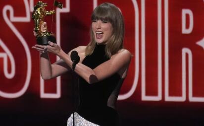 Taylor Swift sorprende en los MTV AMAs con estreno de 'Patient Zero'