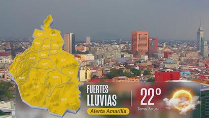 Alerta amarilla en dos alcaldías de CDMX este 27 de septiembre