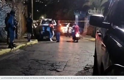 Ataque armado deja dos estudiantes de la UAEM muertos en Cuernavaca