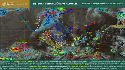 Lluvias, descargas eléctricas y rachas de viento se prevén este lunes en Coahuila 