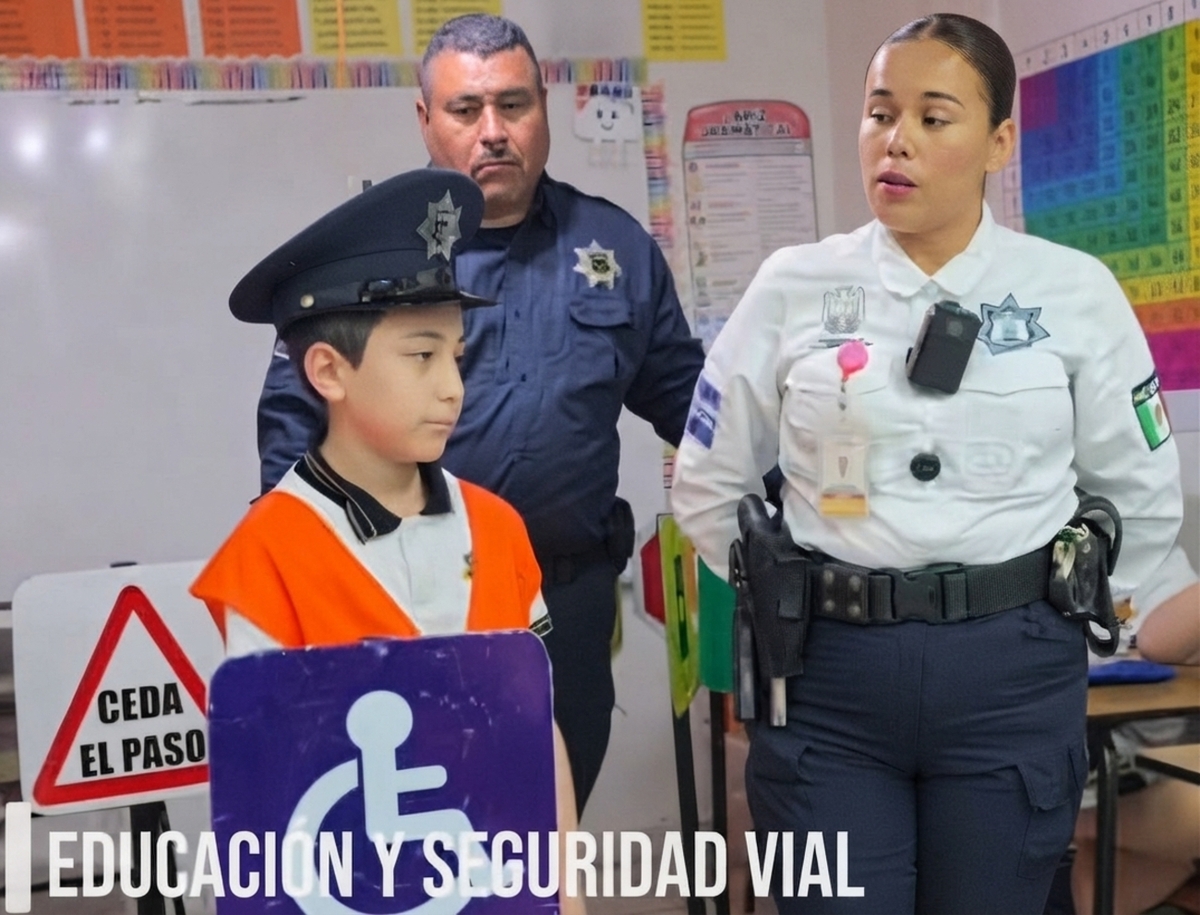 Policía Municipal acerca educación vial a estudiantes del Instituto Freinet