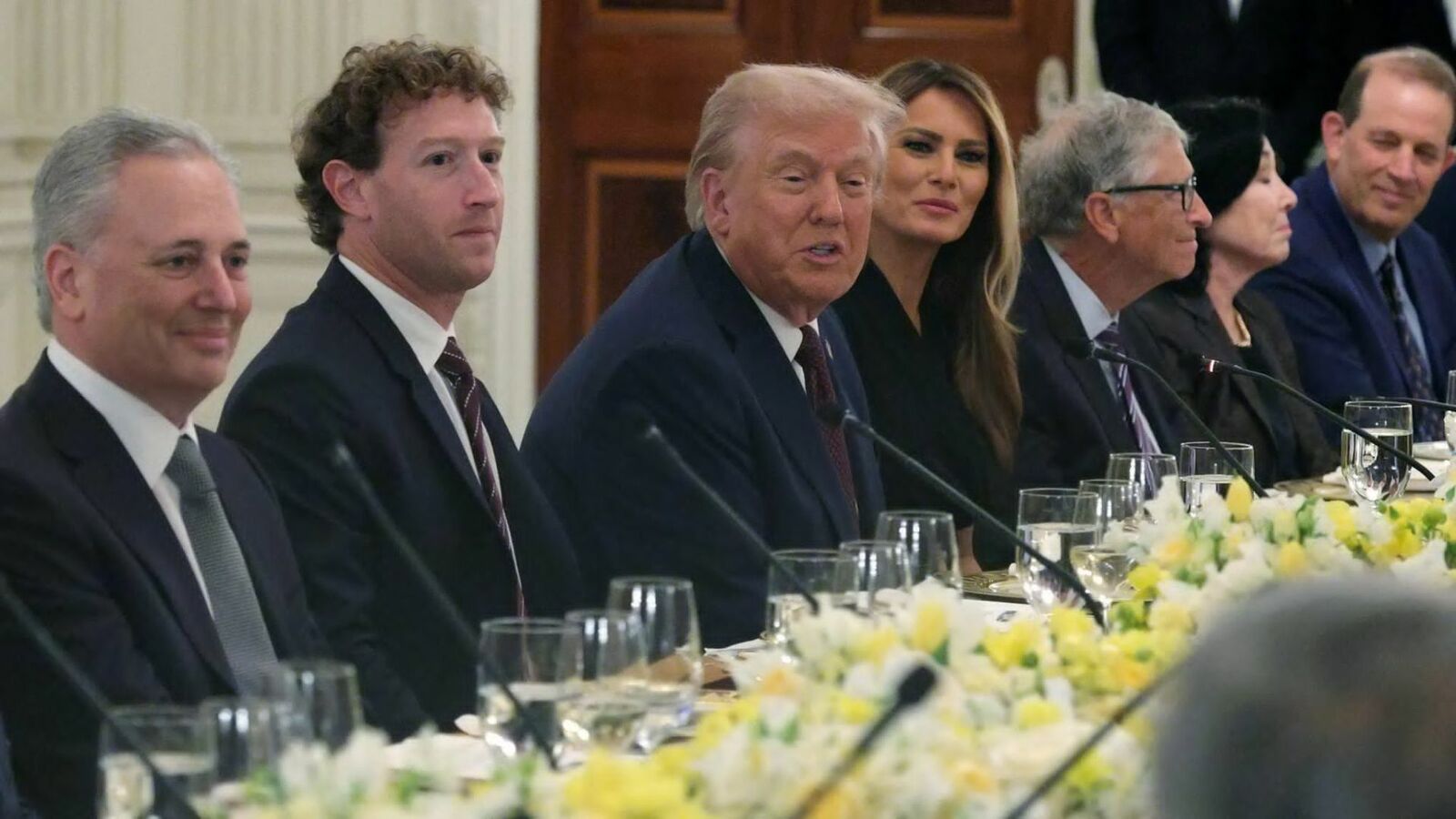 Trump reúne en la Casa Blanca a líderes tecnológicos para hablar de la IA